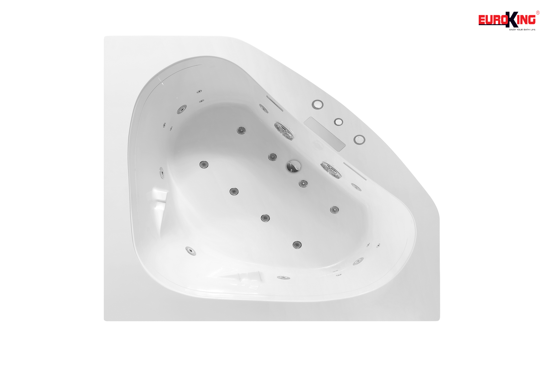 Phía trong lòng bồn tắm massage EU-1503.