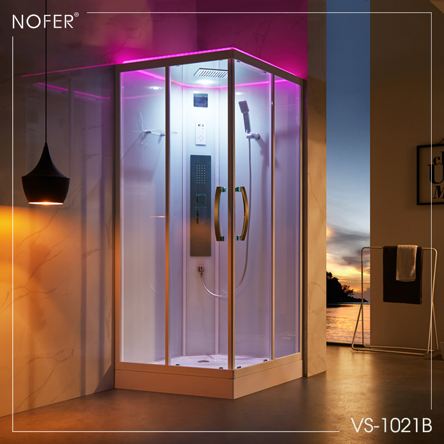 Hệ thống đèn LED sắc màu của phòng xông