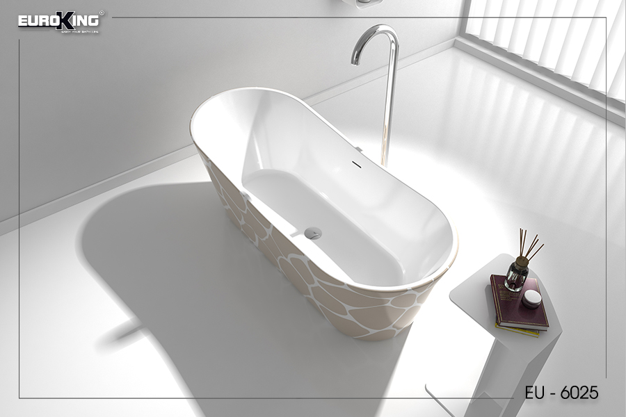 Bồn Cindy EU-6025 (hoa văn)