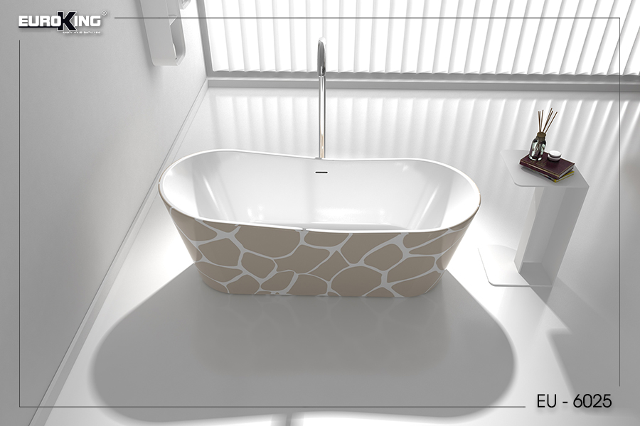 Bồn Cindy EU-6025 (hoa văn)