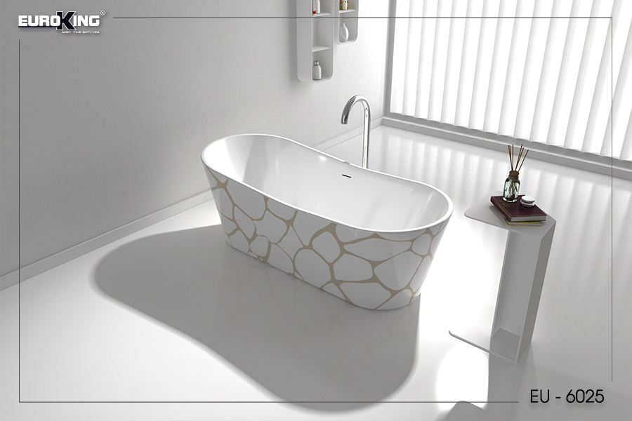 Bồn Cindy EU-6025 (hoa văn)