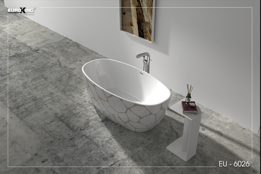 Bồn Coco EU-6026 (hoa văn)