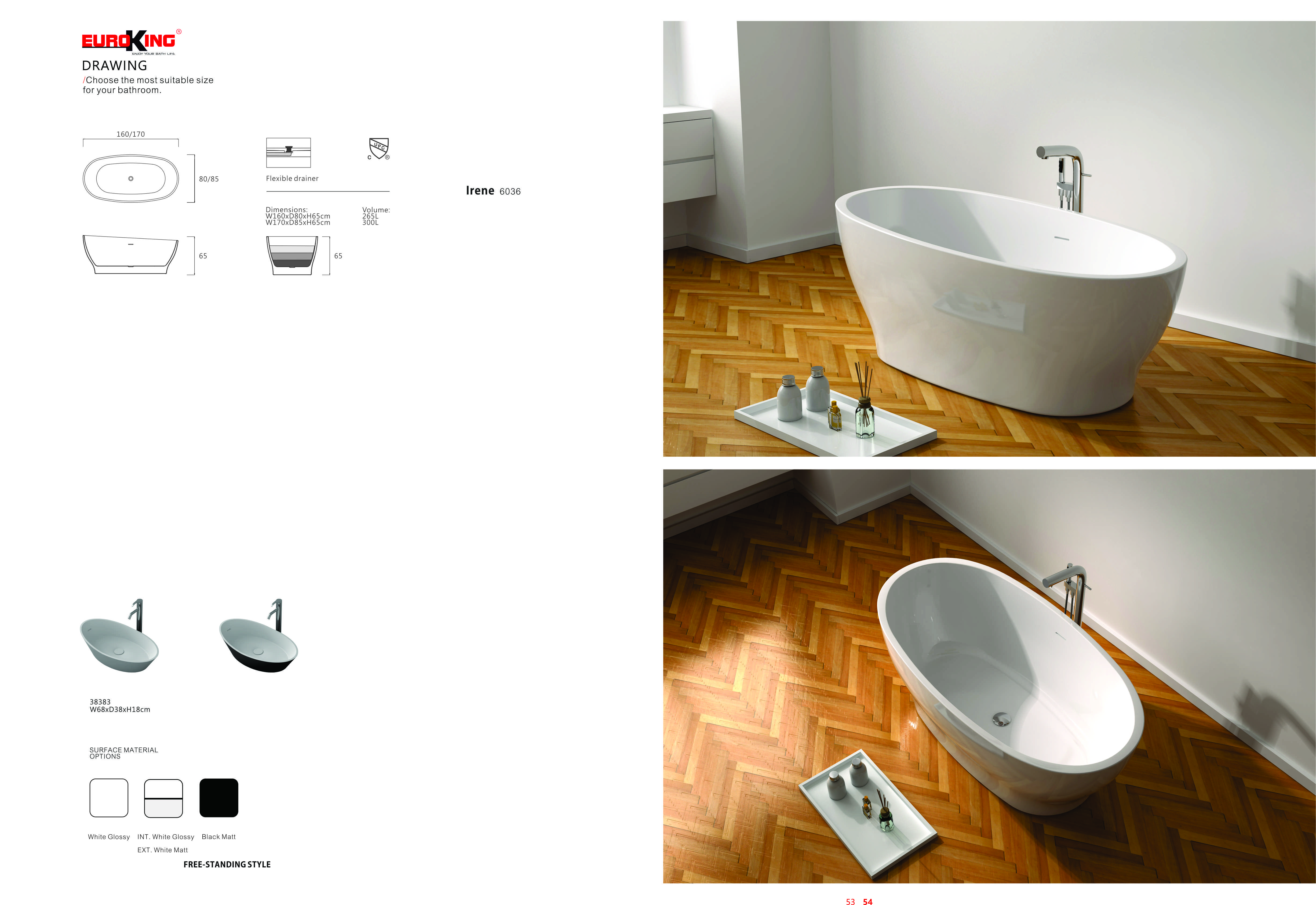 Bảng vẽ kỹ thuật Irene EU-6036 