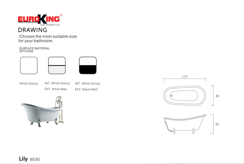 Bồn tắm LILY EU-6530