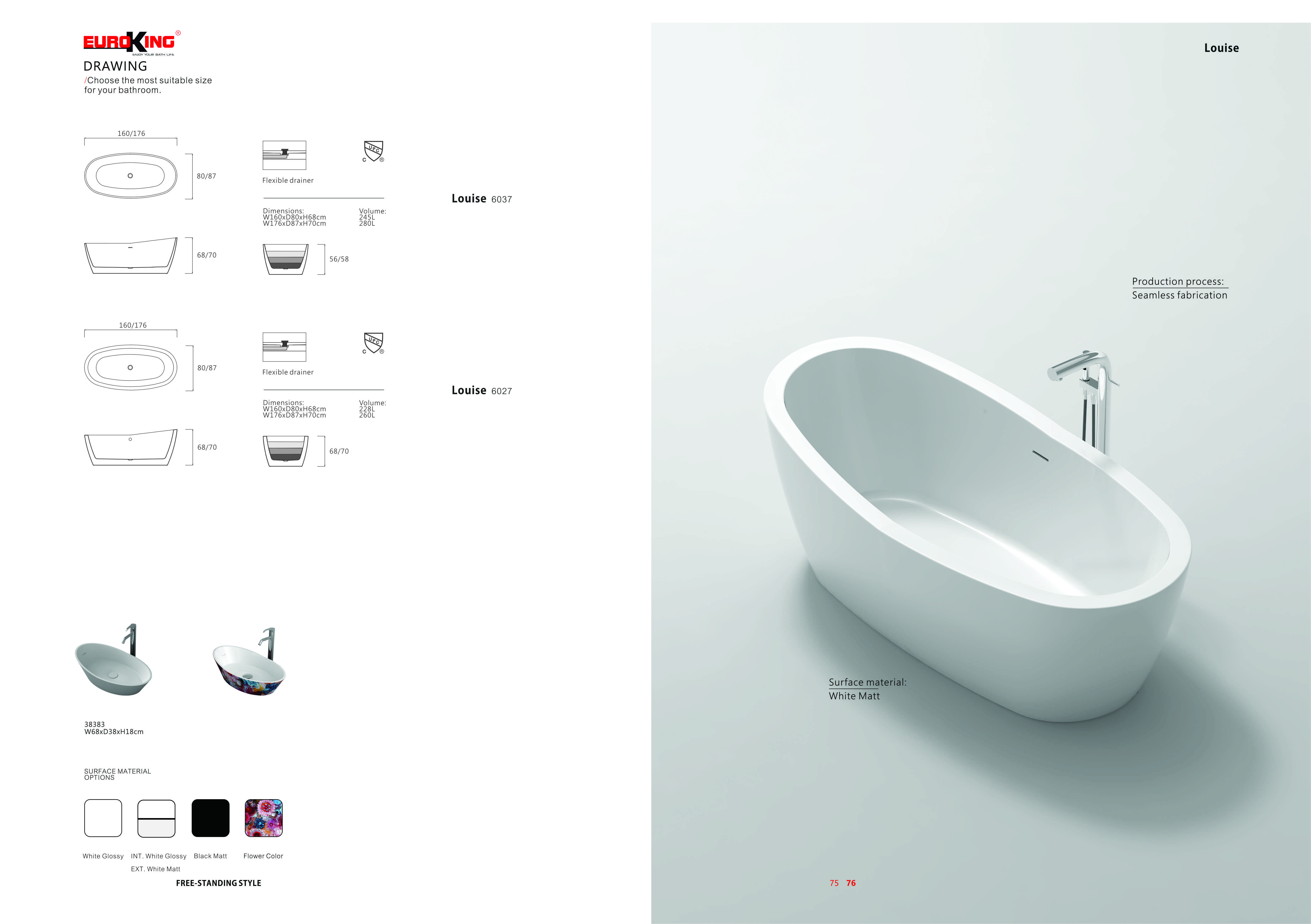 Bảng vẽ kỹ thuật Louise EU-6037