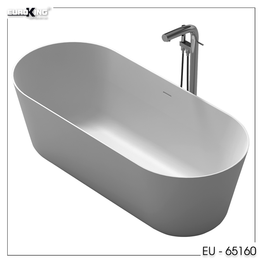 Bồn EU-65160 với một màu trắng đồng nhất