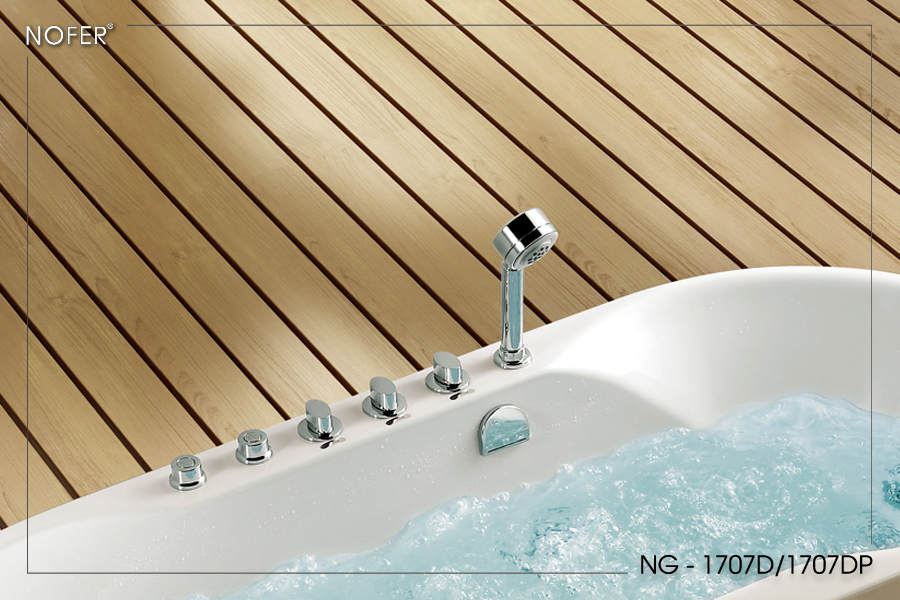 Hệ thống sen tay và các nút điều chỉnh