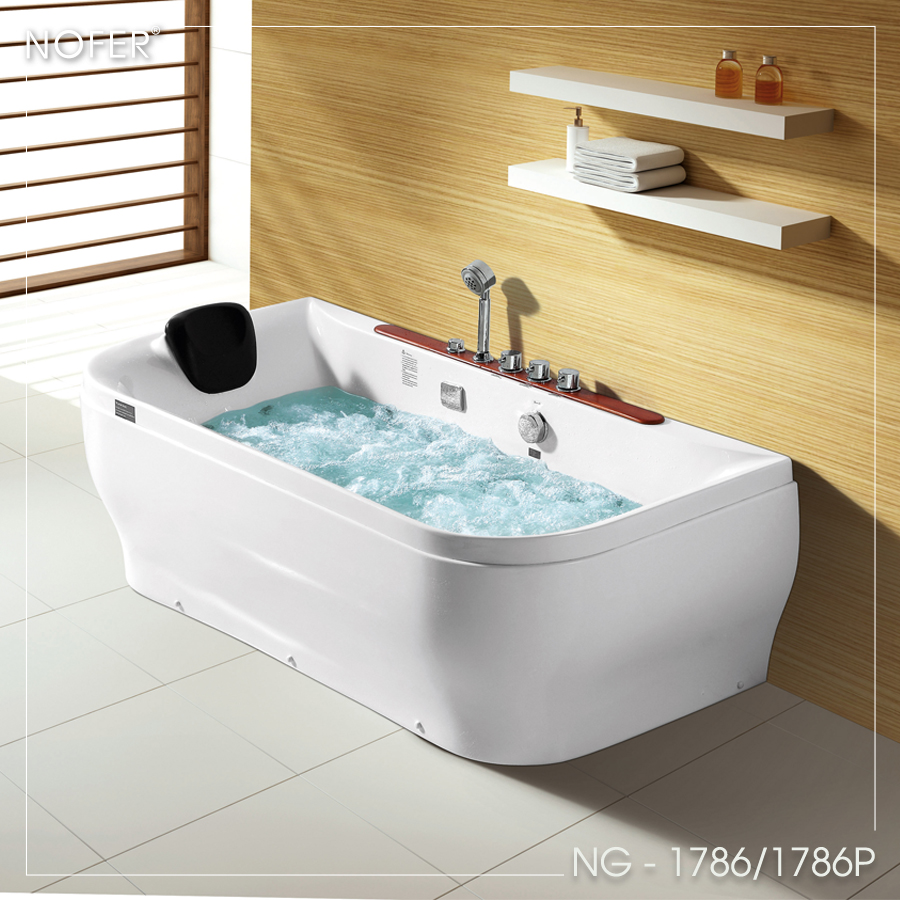 Hình ảnh tổng thể của bồn tắm massage NG-1786/1786P