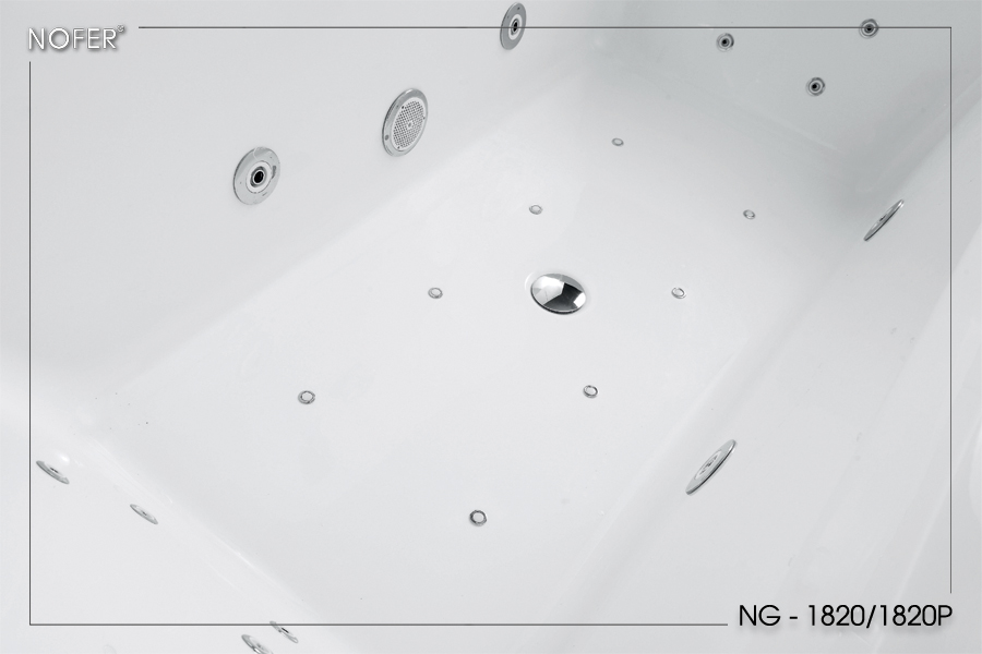 Phía trong lòng bồn tắm massage NG-1820/1820P