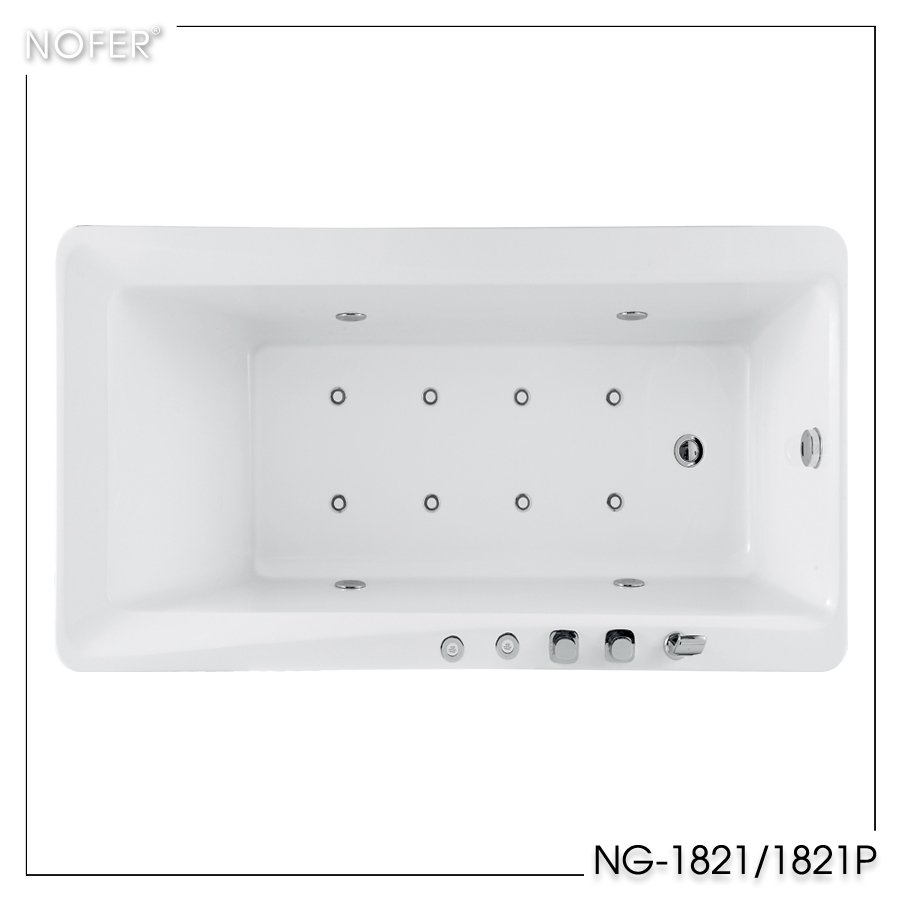 Phía trong lòng bồn tắm massage NG-1821/1821P