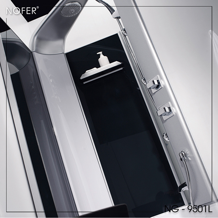 Phần vách kính của bồn tắm massage Nofer NG-9501L