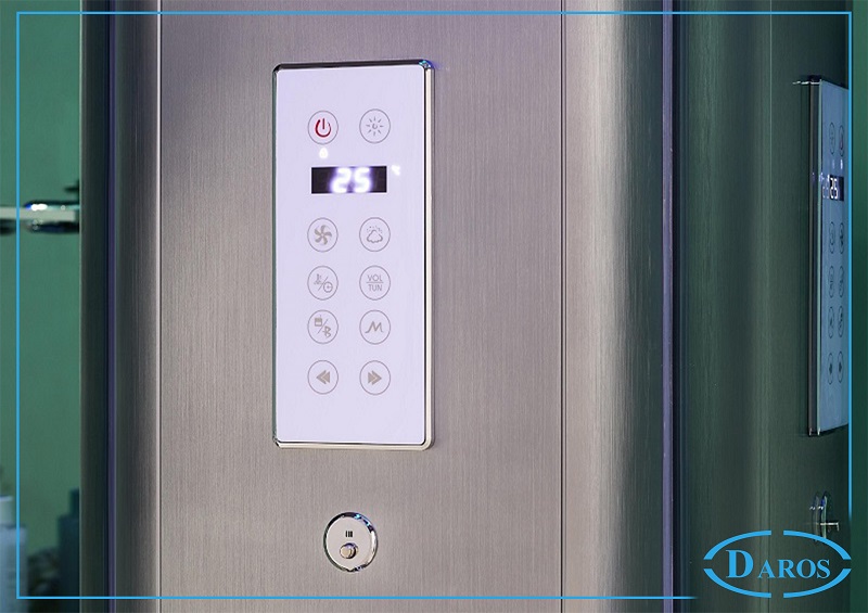 bảng điều khiển của phòng xông hơi DR-6215
