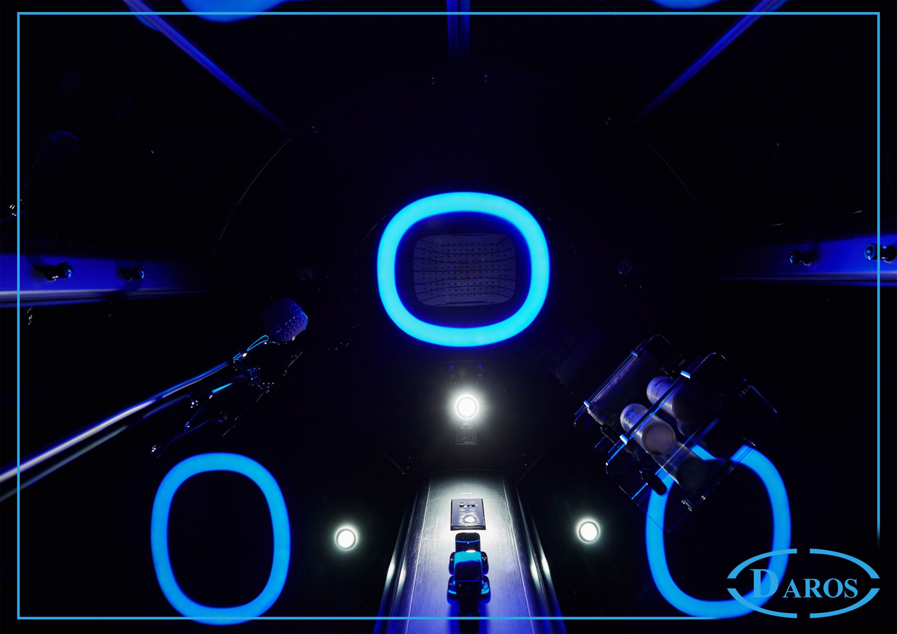 hệ thống đèn LED cao cấp của phòng xông hơi DR-6215