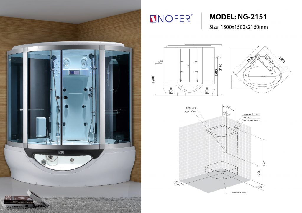 Sơ đồ kĩ thuật phòng xông hơi NG-2151