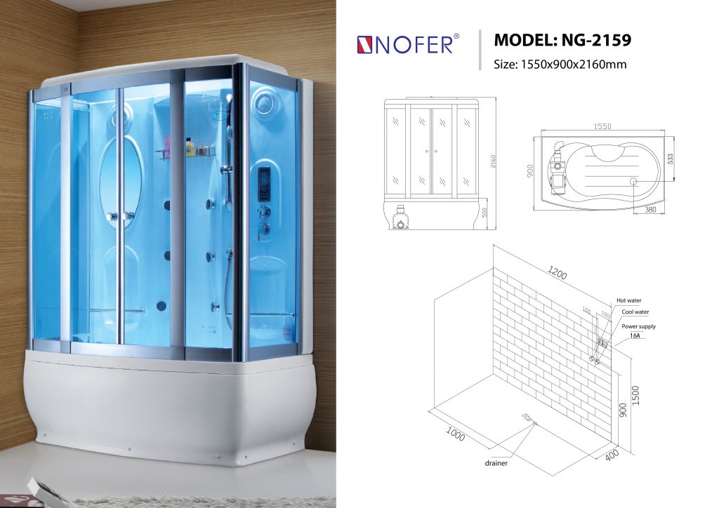 Sơ đồ kĩ thuật phòng xông hơi NG-2159