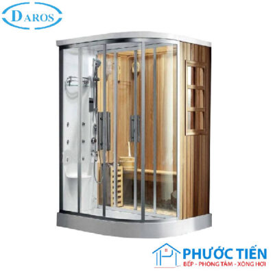 Phòng xông hơi khô và ướt nhập khẩu Daros 16-01