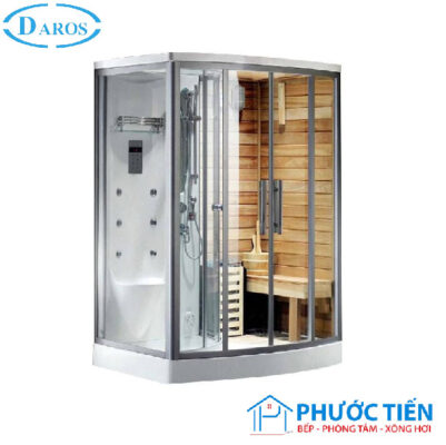 Phòng xông hơi khô và ướt nhập khẩu Daros 16-02