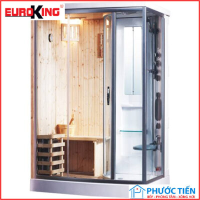 Phòng xông hơi khô và ướt nhập khẩu Euroking EU-8014
