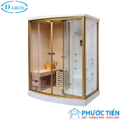 Phòng xông hơi khô và ướt  nhập khẩu Daros HT-08