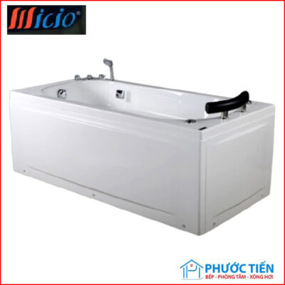 Bồn tắm massage Micio WMN-170L (Acrylic - Yếm trái-1700x800x600 mm)
